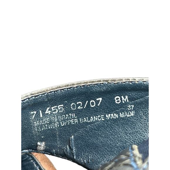 🩴 Clarks Gray Leather Slide Sandal 8 Comfort Footbed Minimalist Everyday Summer - Picture 4 of 4